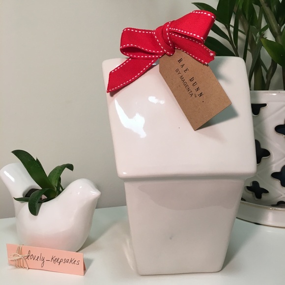 Rae Dunn HOME Birdhouse Slant Roof Holiday 2019 - Picture 2 of 5